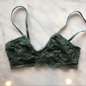 Victoria’s Secret Green Lace Bralette